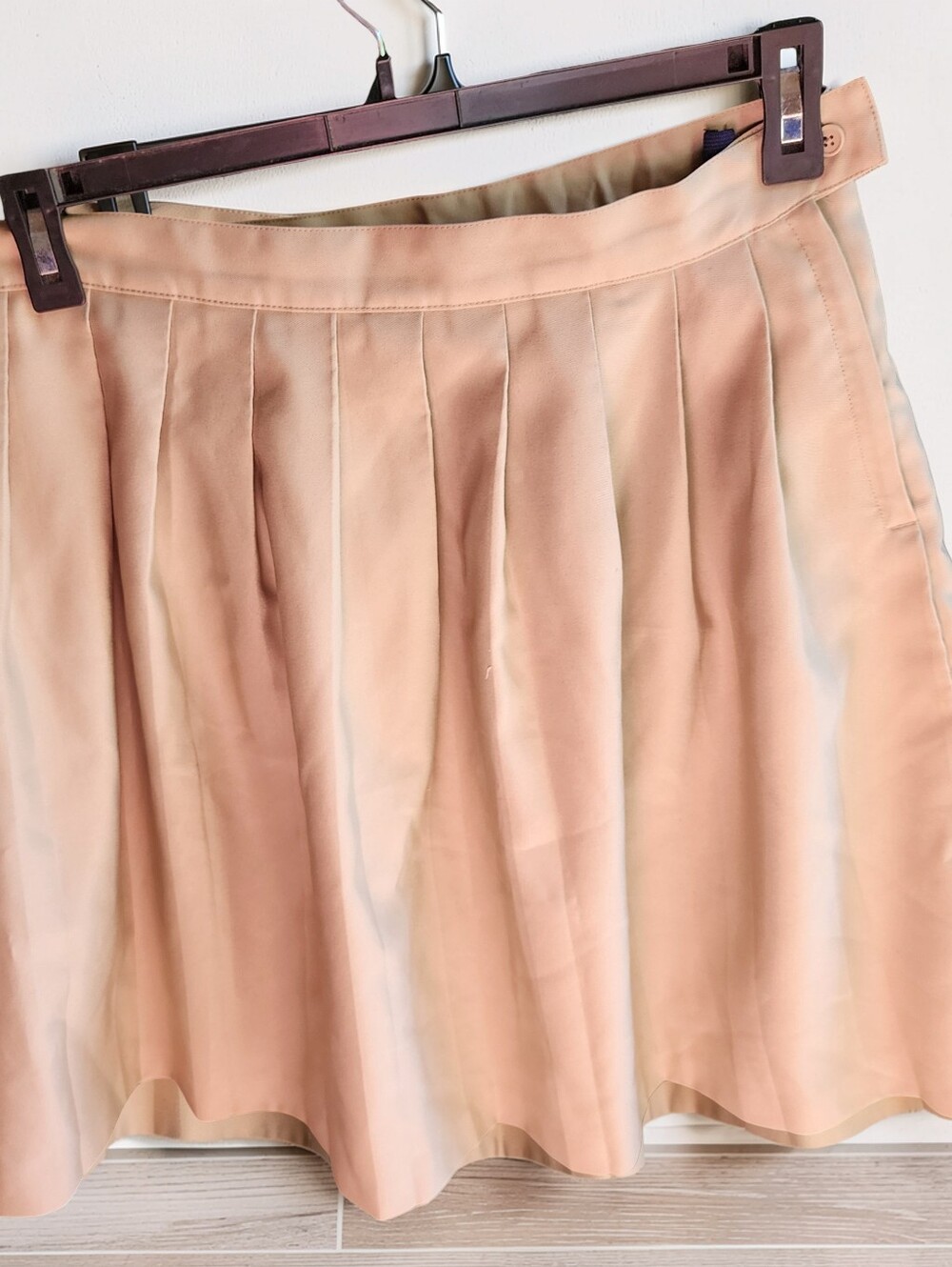 French Toast Girls Size 16 Khaki Pleated School Uniform Skirt Side Zip